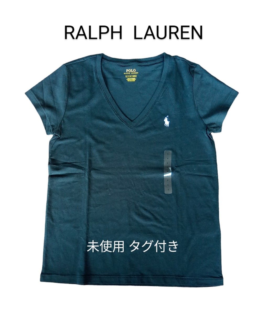 ラルフローレン RALPH LAUREN 半袖Tシャツ ポロ POLO Vネック Tシャツ カットソー ロゴ RALPH 