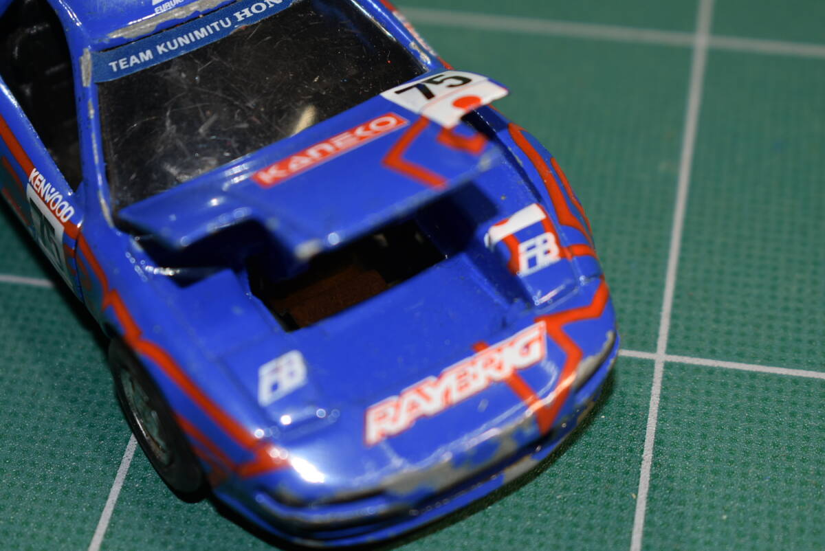 Qm832 yonezawa toys diapet 011-1991 HONDA NSX RAYBRIG レイブリック仕様 ダイヤペット 60サイズ_画像2