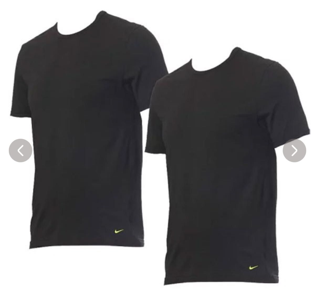 【新品未使用】NIKEメンズインナーTシャツ M 黒 KE1024-001 2枚セット DRY FIT ULTRA SOFT