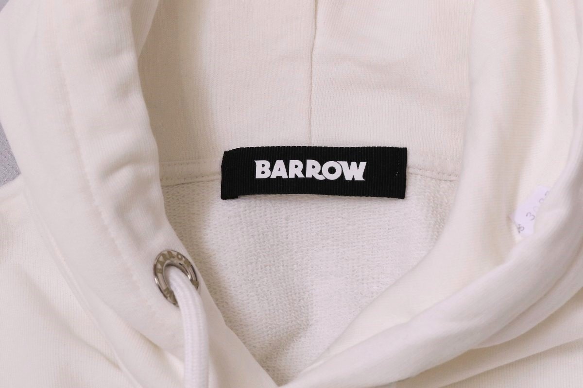 バロー スエットパーカー オフホワイト サイズXS BARROW UNISEX HOODIE F3BWUAHS147 002 OFF WHITE 新品/2_画像5