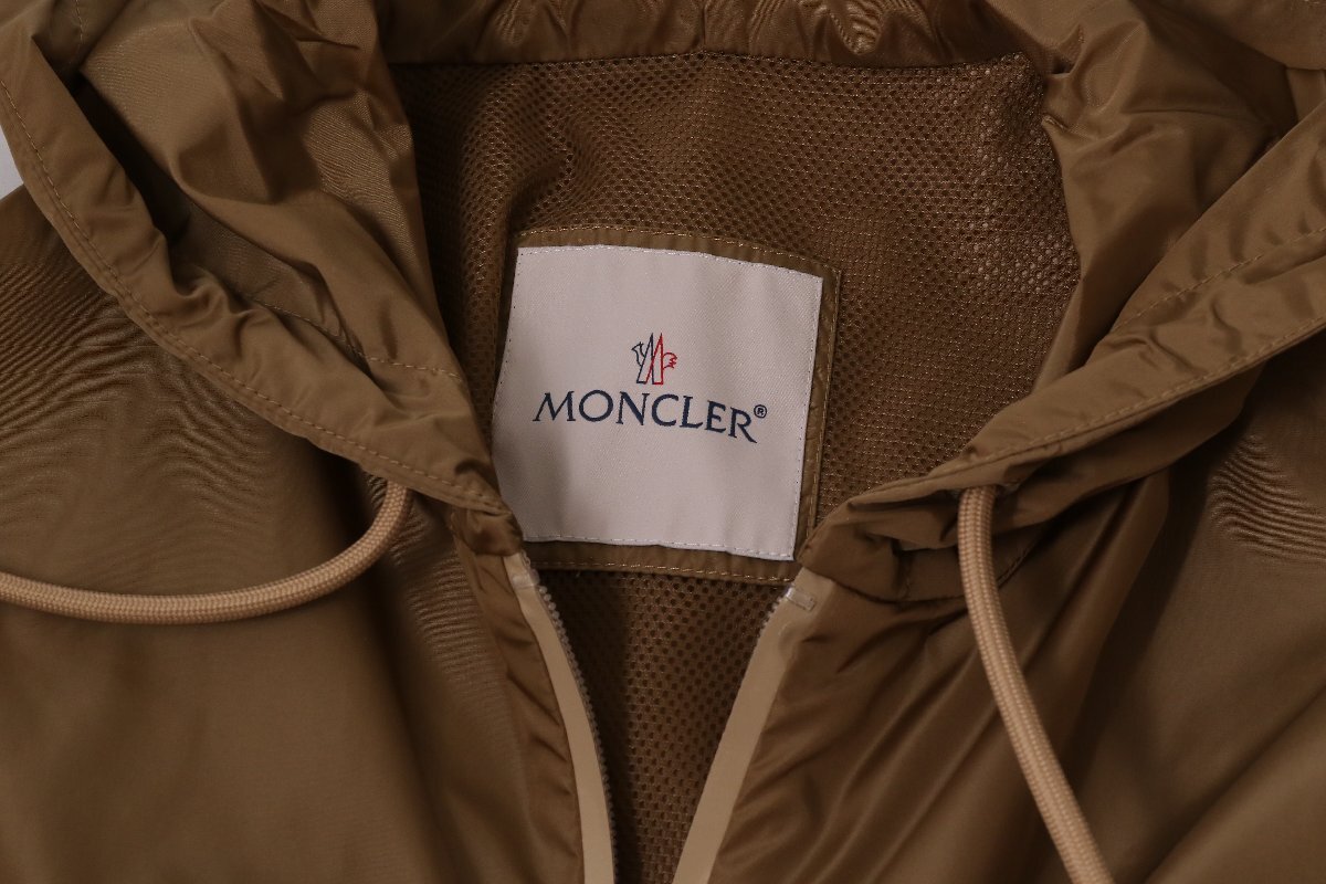 モンクレール レディース ナイロン ウインドブレーカー カーキ サイズ2 MONCLER VERNOIS 1A001 16 54155 034 KHAKI 新品/3_画像8