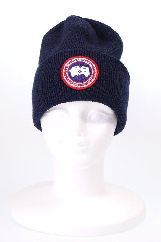 カナダグース メンズ ニットキャップ ネービー サイズFREE CANADA GOOSE GARSON Arctic Toque NAVY 6936M 151 NAVY新品/2_画像1