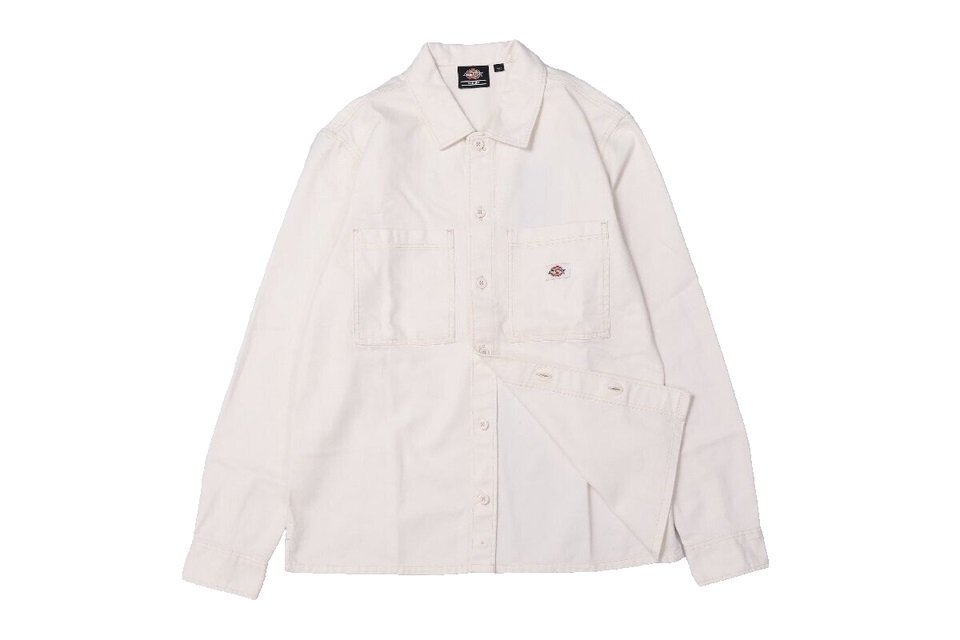 ディッキーズ メンズ シャツジャケット フローララ シャツ オフホワイト サイズM DICKIES FLORALA SHIRT DK0A4Y4T C581 OFF WHITE_画像2