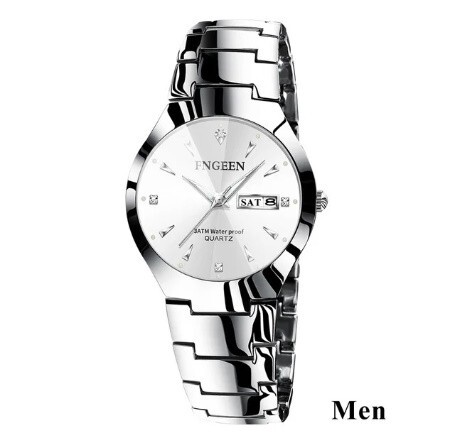 BL007:男性と女性のためのクォーツ腕時計、ステンレス鋼　防水　高級　愛好家　カップル　女性_パターン８