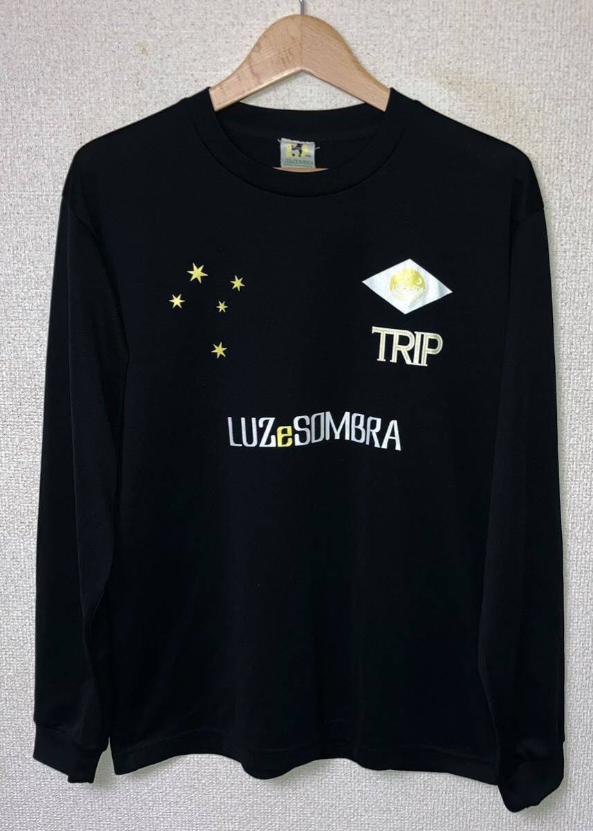 LUZ e SOMBRA ルースイソンブラ 長袖 プラクティスシャツ トレーニングシャツ 黒 ブラック Lサイズ サッカー フットサルの画像1