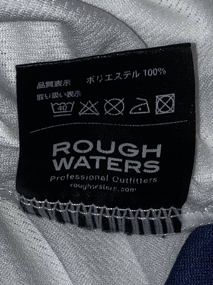 elitegrips × ROUGH WATERS エリートグリップ ラフウォーター 半袖 ドライ ポロシャツ Lサイズ ゴルフ 白 ホワイト 胸 クロス柄の画像6