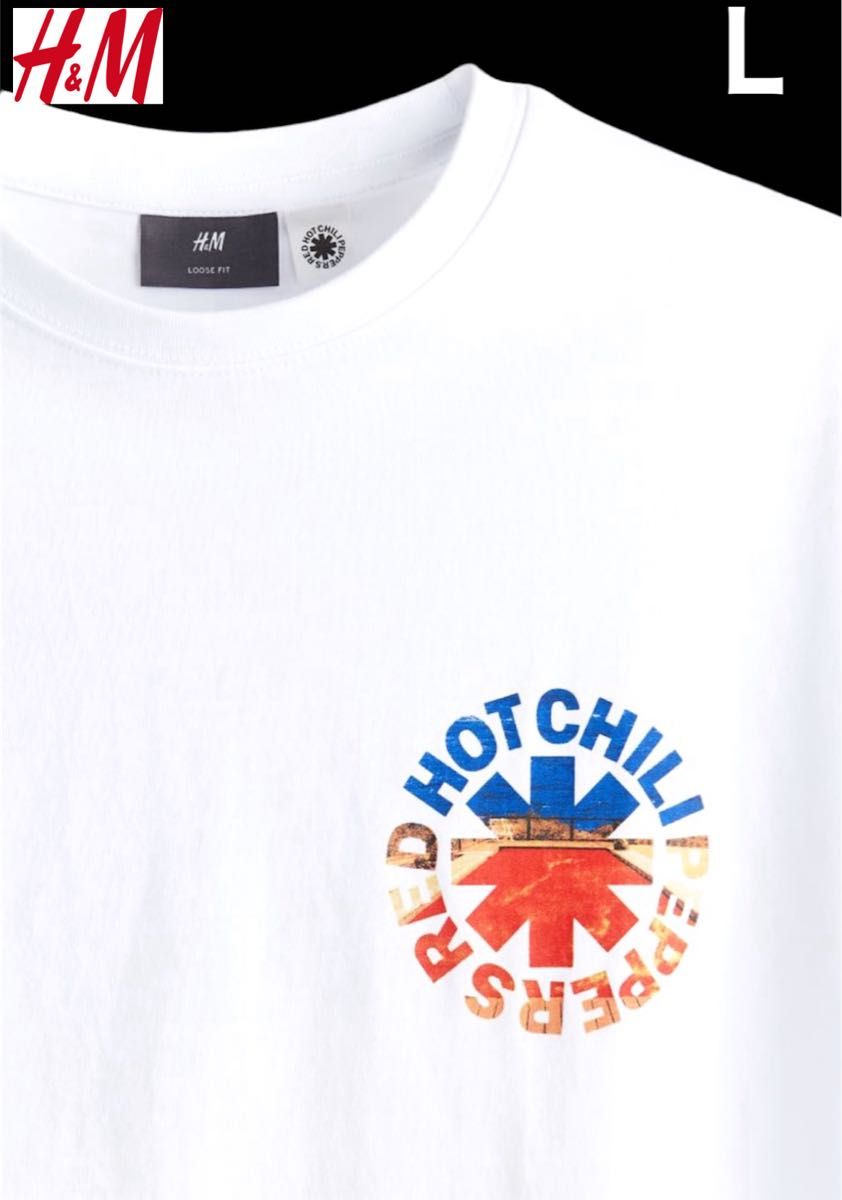 新品 H&M × レッド・ホット・チリ・ペッパーズ Summer Tシャツ L 新品 H&M × レッド・ホット・チリ・ペッパーズ Summer Tシャツ L