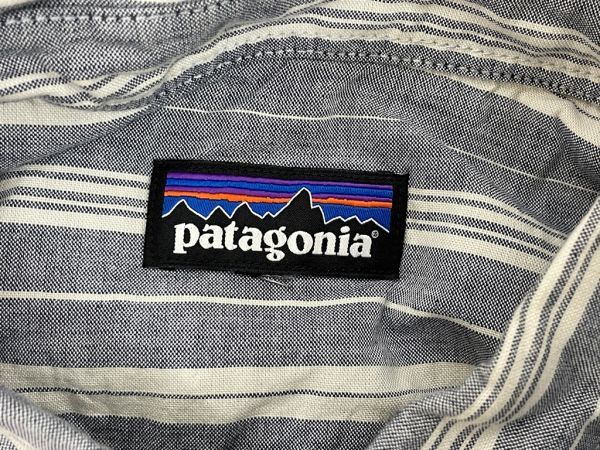 r1_7265ｗ ★定形外 配送★ patagonia パタゴニア 綿100％ 半袖シャツ ボタンダウン 男性用/Sサイズ_画像3