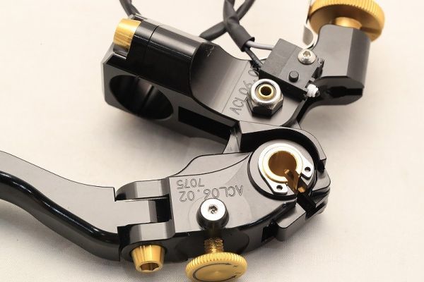 1円売切！ Moto-tron製 レーシング クラッチレバー レバー比24ｍｍ T2Racing NSR250R_画像6