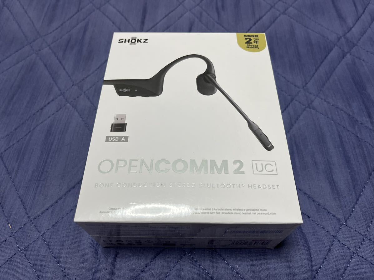 [ unopened ][ unused ]Shokz OpenComm2 UC Black... headset 