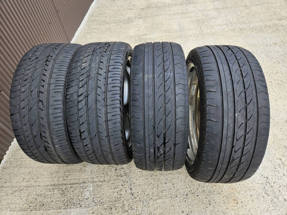 AME シャレン 19インチ 5H 8J.+43 PCD114.3 アルファード、エルグランド、エスティマなどに　245/40R19_画像2