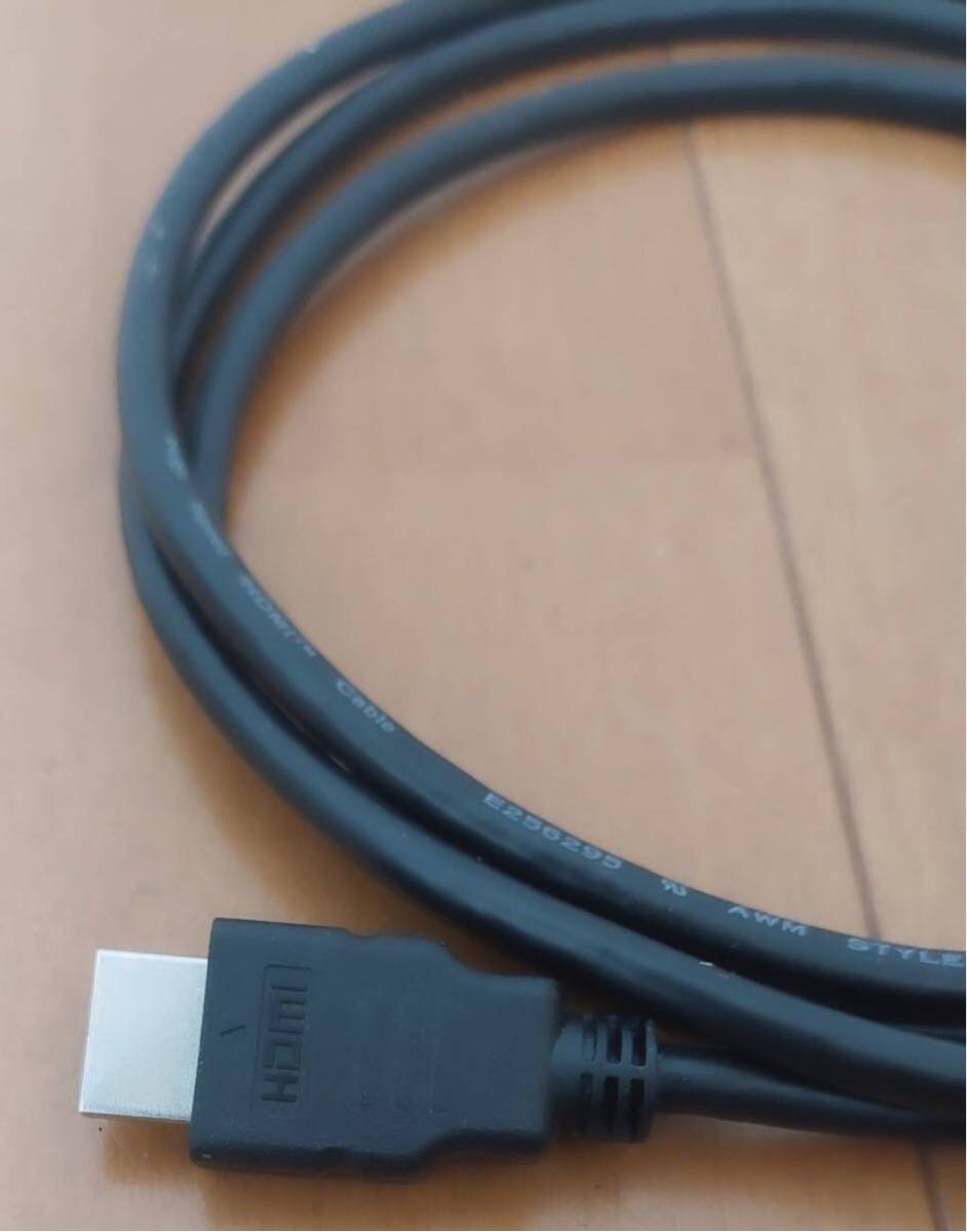  HDMIケーブル cabie標準 2メートル ハイスピード黒 の画像2