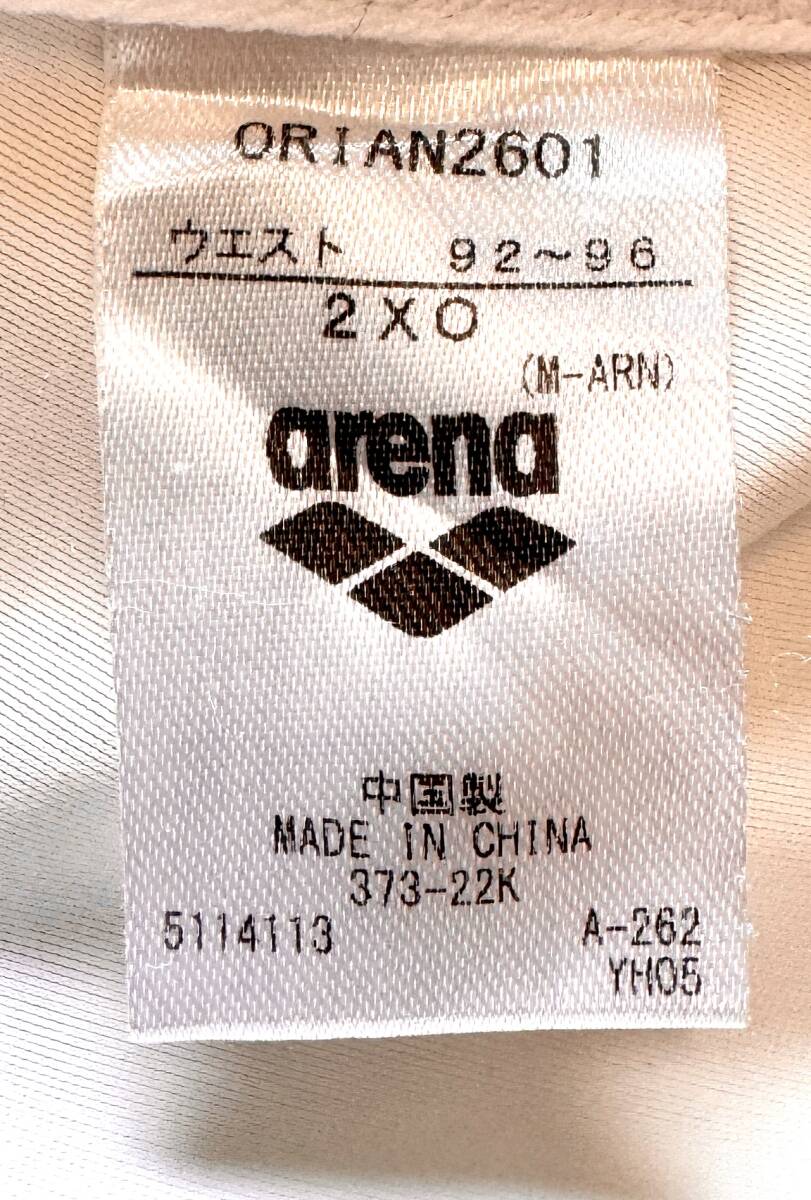 arena アリーナ メンズ 競泳水着 Vパン 競パン ビキニ 2XOサイズ ORIAN2601【中古美品】_画像3