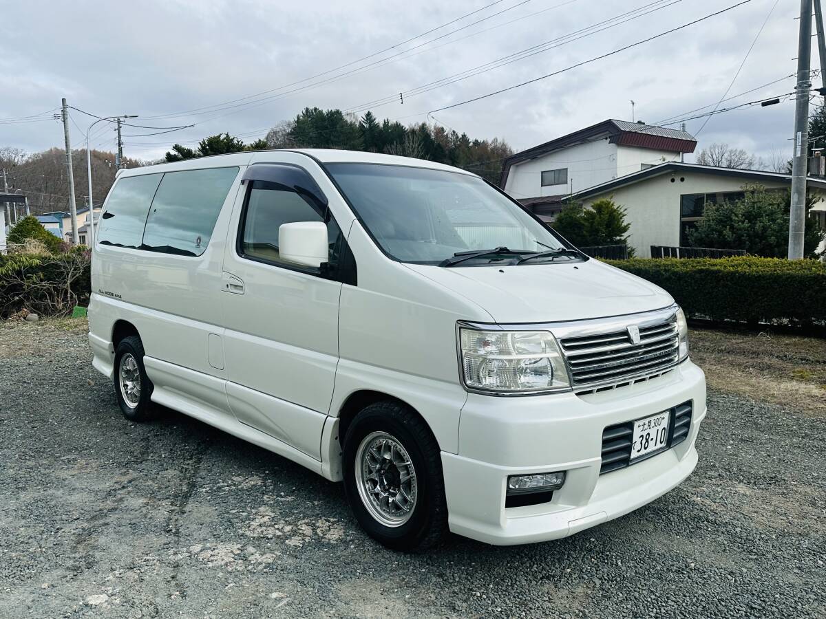 日産　エルグランド　3000Cc V 4WD　経由　平成14年車　車検7年１月　人気車_画像1