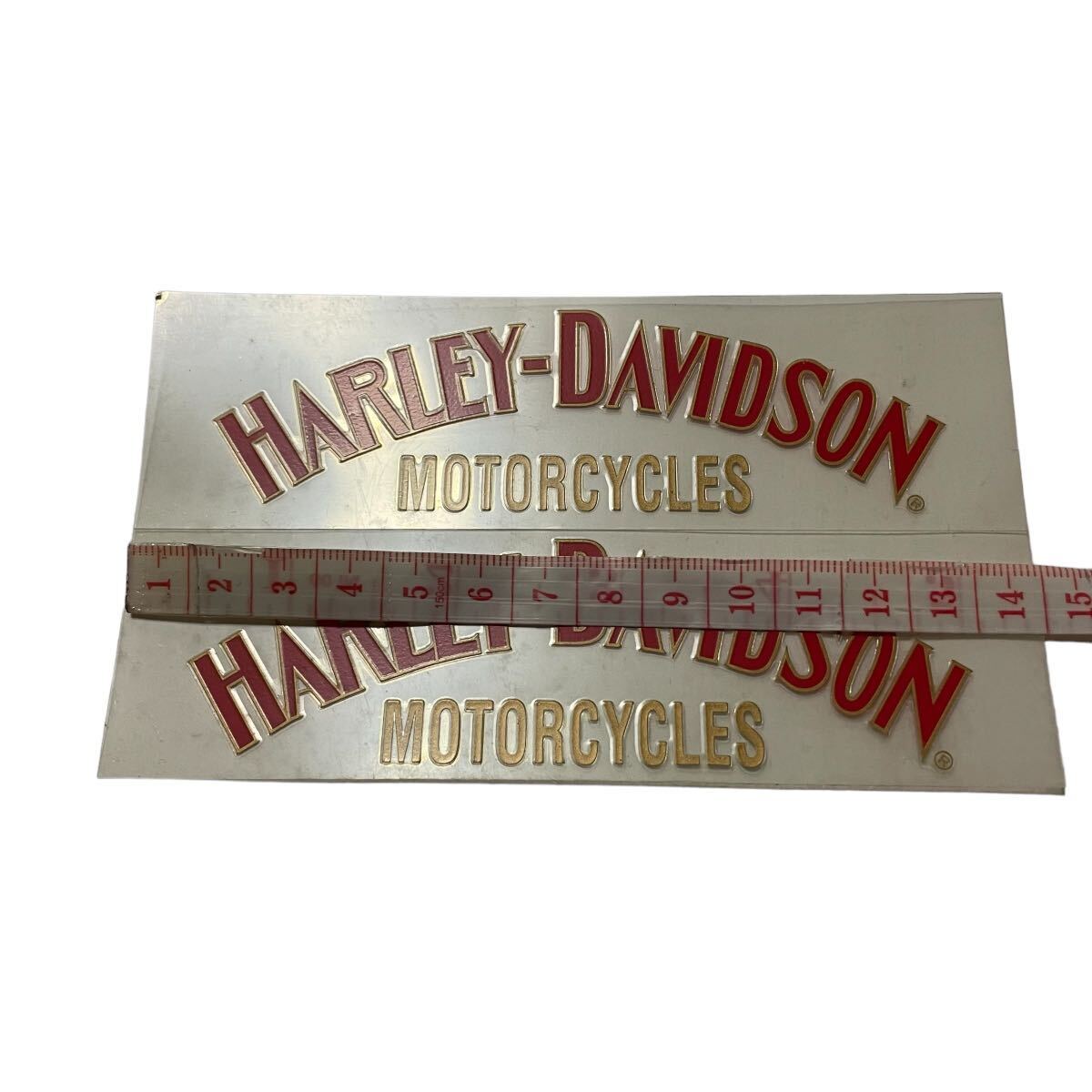 限定1セット 送料無料 当時もの ビンテージ Harley-Davidson タンクステッカー ハーレーダビッドソン デカール シール 防水 の画像5