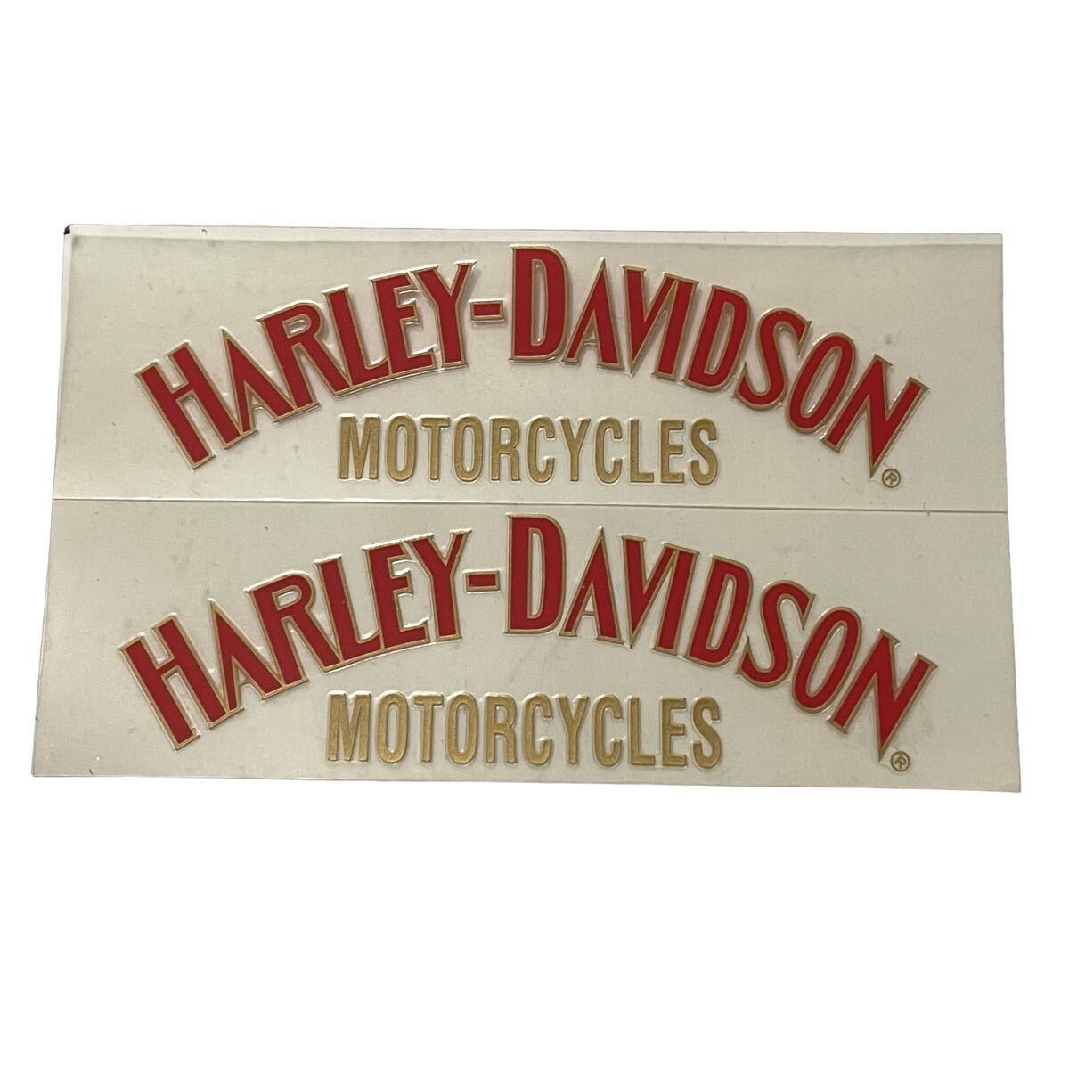 限定1セット 送料無料 当時もの ビンテージ Harley-Davidson タンクステッカー ハーレーダビッドソン デカール シール 防水 の画像1