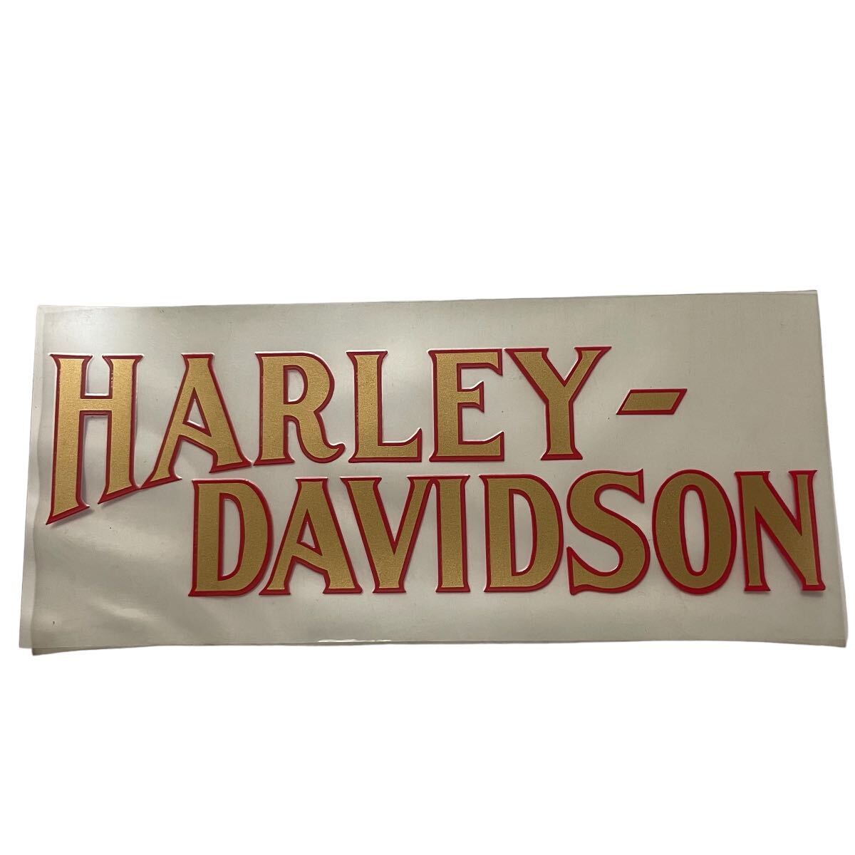 限定1 送料無料 当時もの ビンテージ Harley-Davidson タンクステッカー ハーレーダビッドソン デカール シール 防水 の画像1