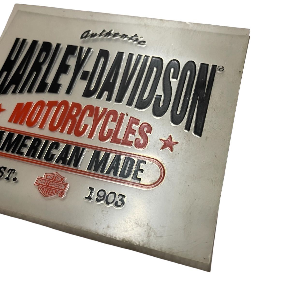 限定1 送料無料 当時ものビンテージ Harley-Davidson タンクステッカー ハーレーダビッドソン デカール シール 防水 世田谷ベース 