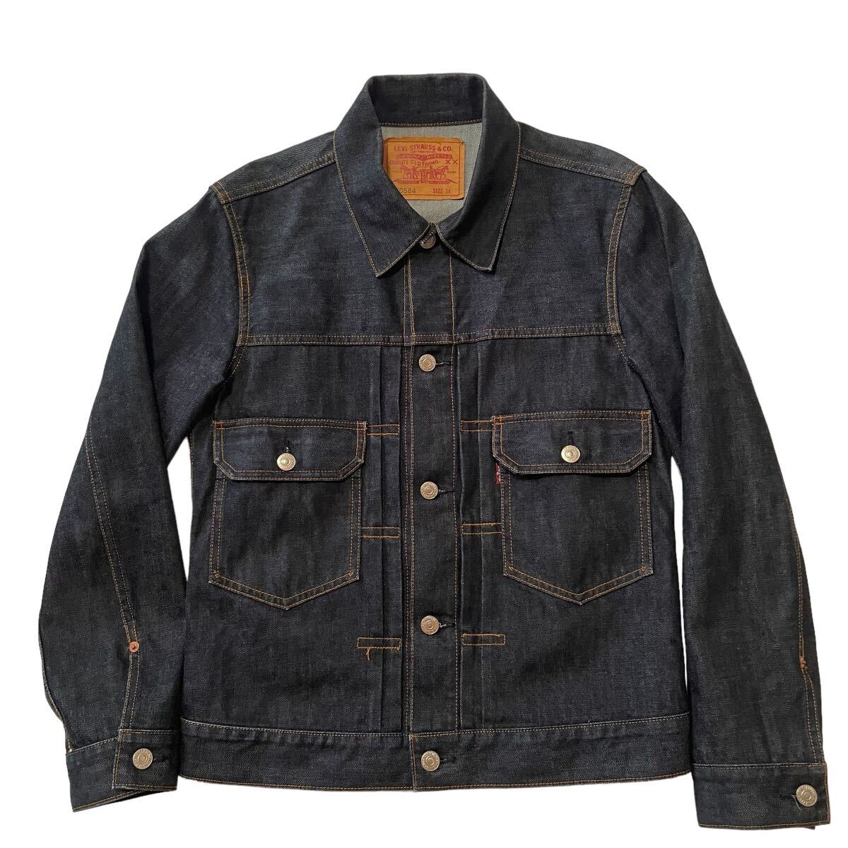 漢の1着 Levi’s リーバイス 70584 M Gジャン セカンド No2 ビンテージ メンズ 38 70584-0001 デニムジャケット トラッカージャケット_画像1