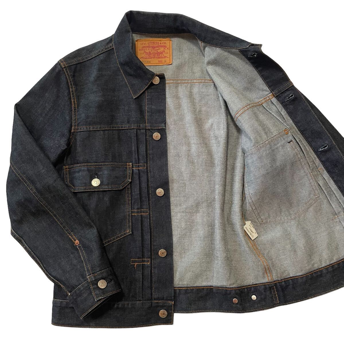 漢の1着 Levi’s リーバイス 70584 M Gジャン セカンド No2 ビンテージ メンズ 38 70584-0001 デニムジャケット トラッカージャケット_画像4