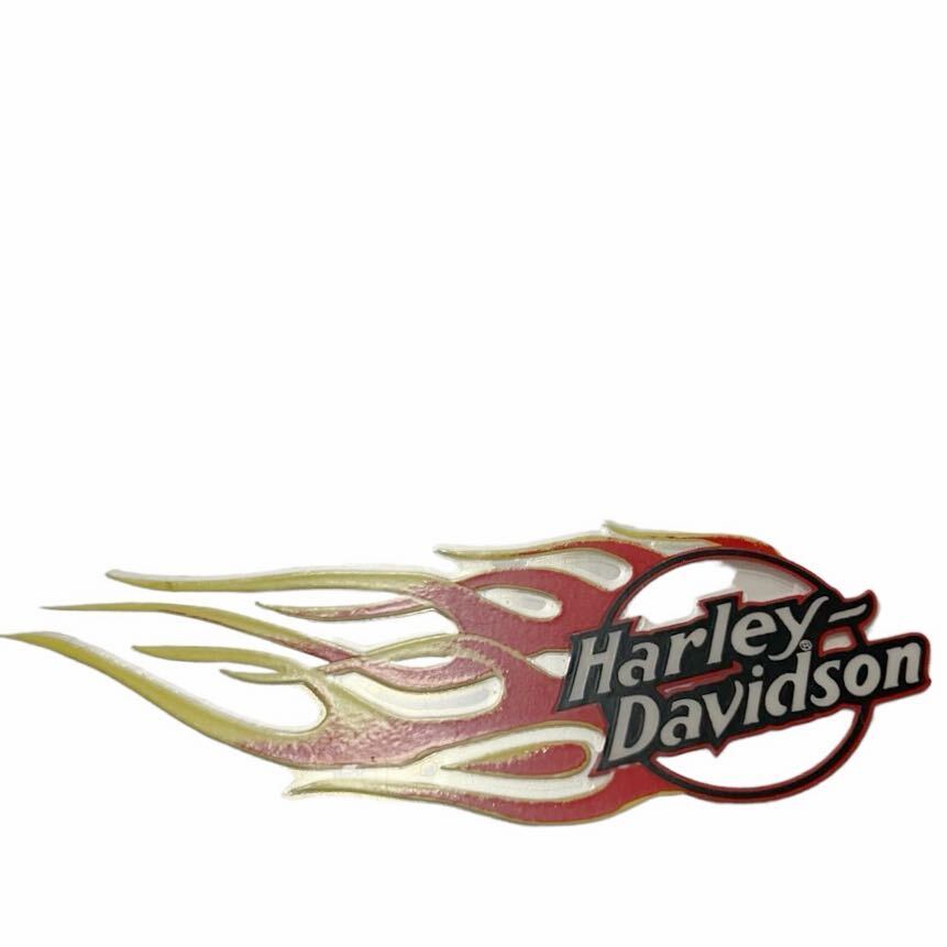 送料無料 当時物 ビンテージ Harley-Davidson タンクステッカー ハーレーダビッドソン デカール シール 防水 転写　フレイムパターン