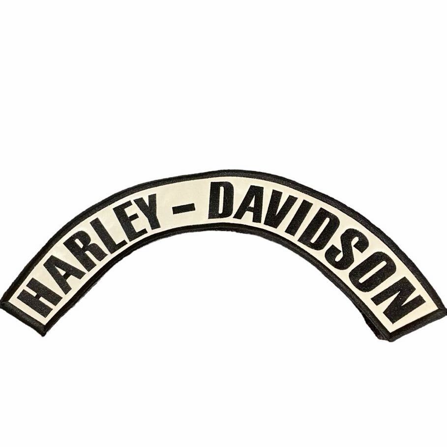 人気商品　80s Harley-Davidson 15.4インチ アーチロゴ パッチ　2.5 x 15.4 ビンテージ　ワッペン ハーレーダビッドソン BUCO BELL