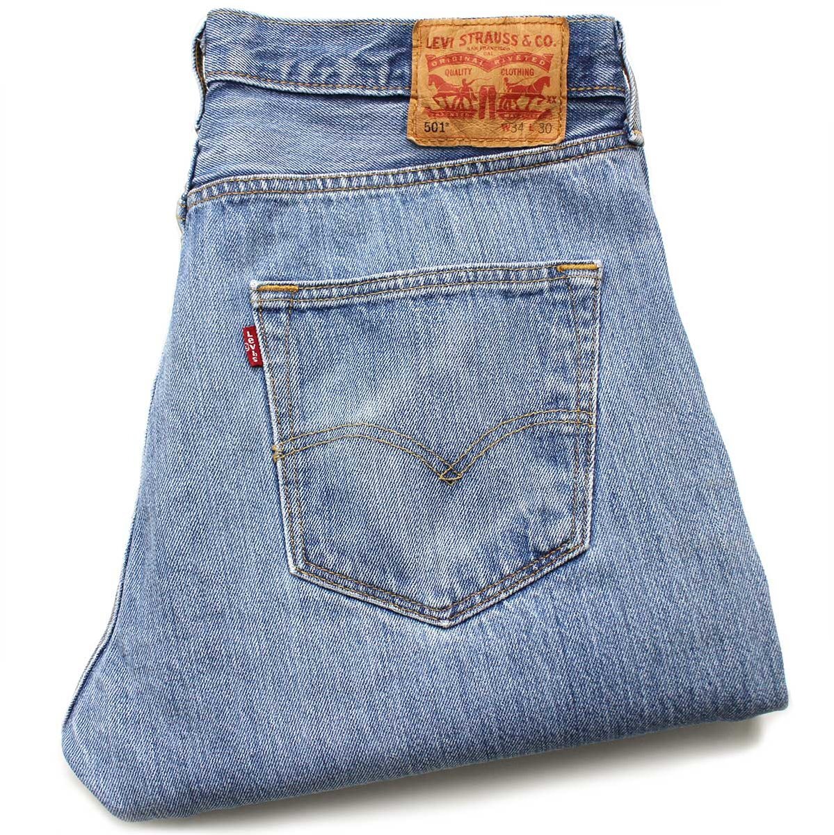 ★Levi'sリーバイス 501 デニムパンツ w34 L30★SDP2800 ジーンズ ストレート ペンキ ストーンウォッシュ 縦落ち 66 前期 シングル_画像1