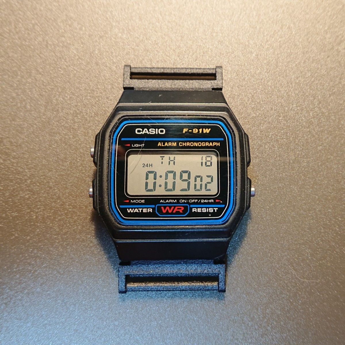 CASIO F-91W向け NATOベルト装着用アタッチメント ブラック 20mm用 チプカシ【アタッチメントのみ】