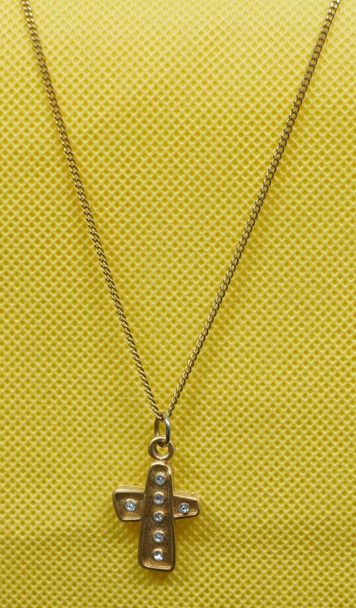  Cross necklace 41cm large net ladybug x18-056-7
