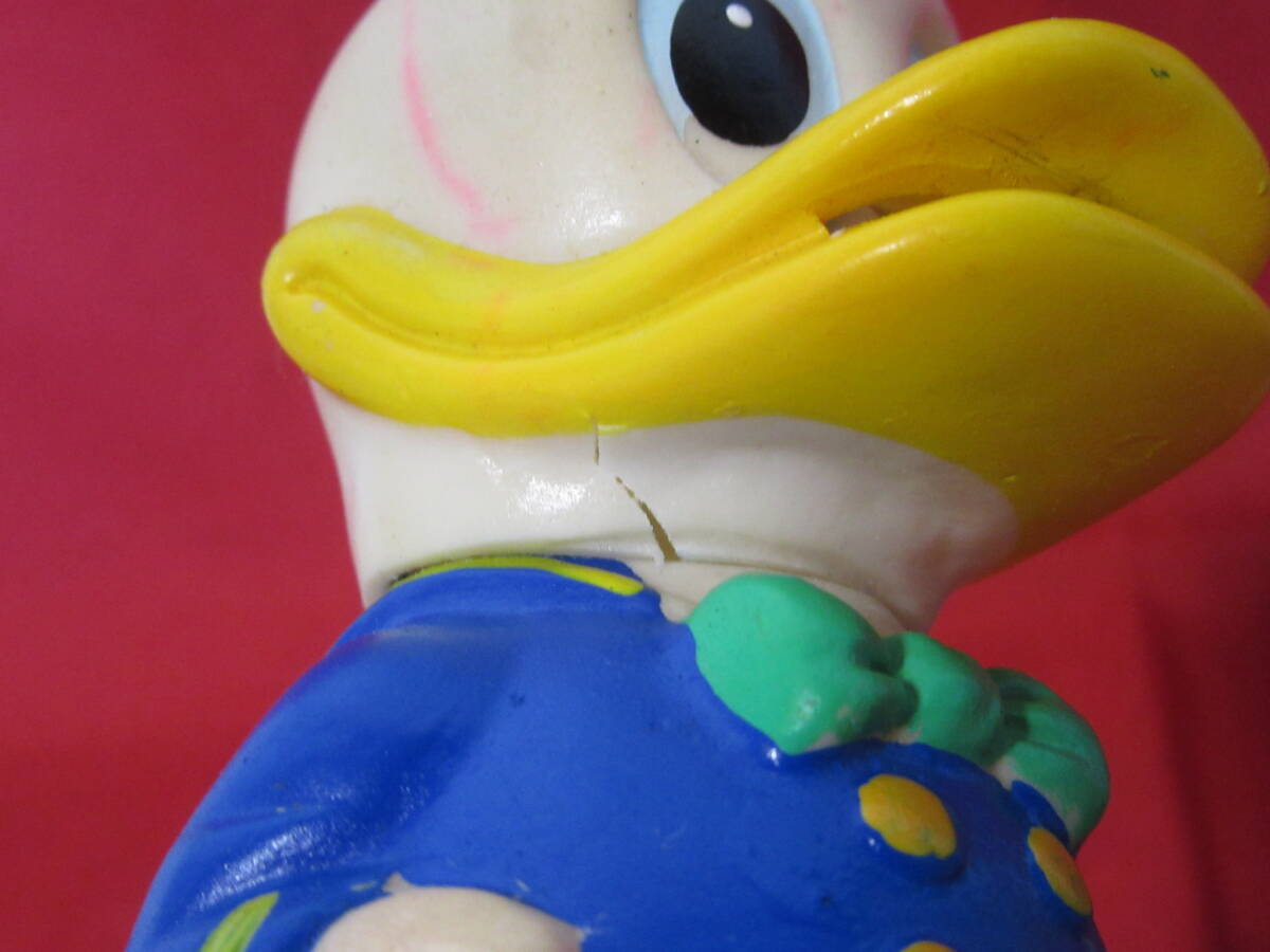 * Mitsubishi Bank [ Donald Duck, daisy ] savings box 3 point set retro Disney sofvi doll 