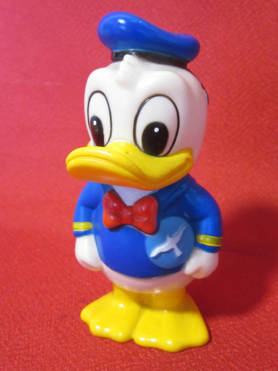 * Mitsubishi Bank [ Donald Duck, daisy ] savings box 3 point set retro Disney sofvi doll 