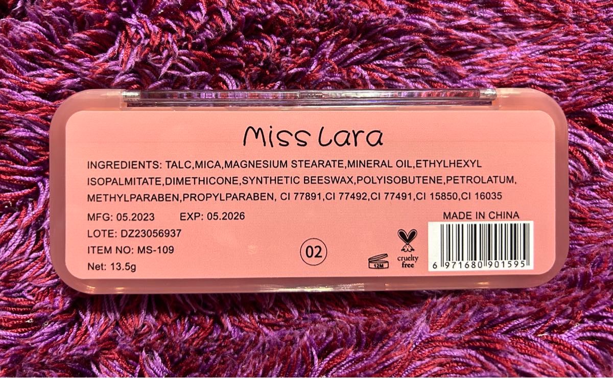 新品 MISS LARA アイシャドウ 9色 パレット 韓国コスメ シェーディング ハイライト セメント メイク ラメ チーク