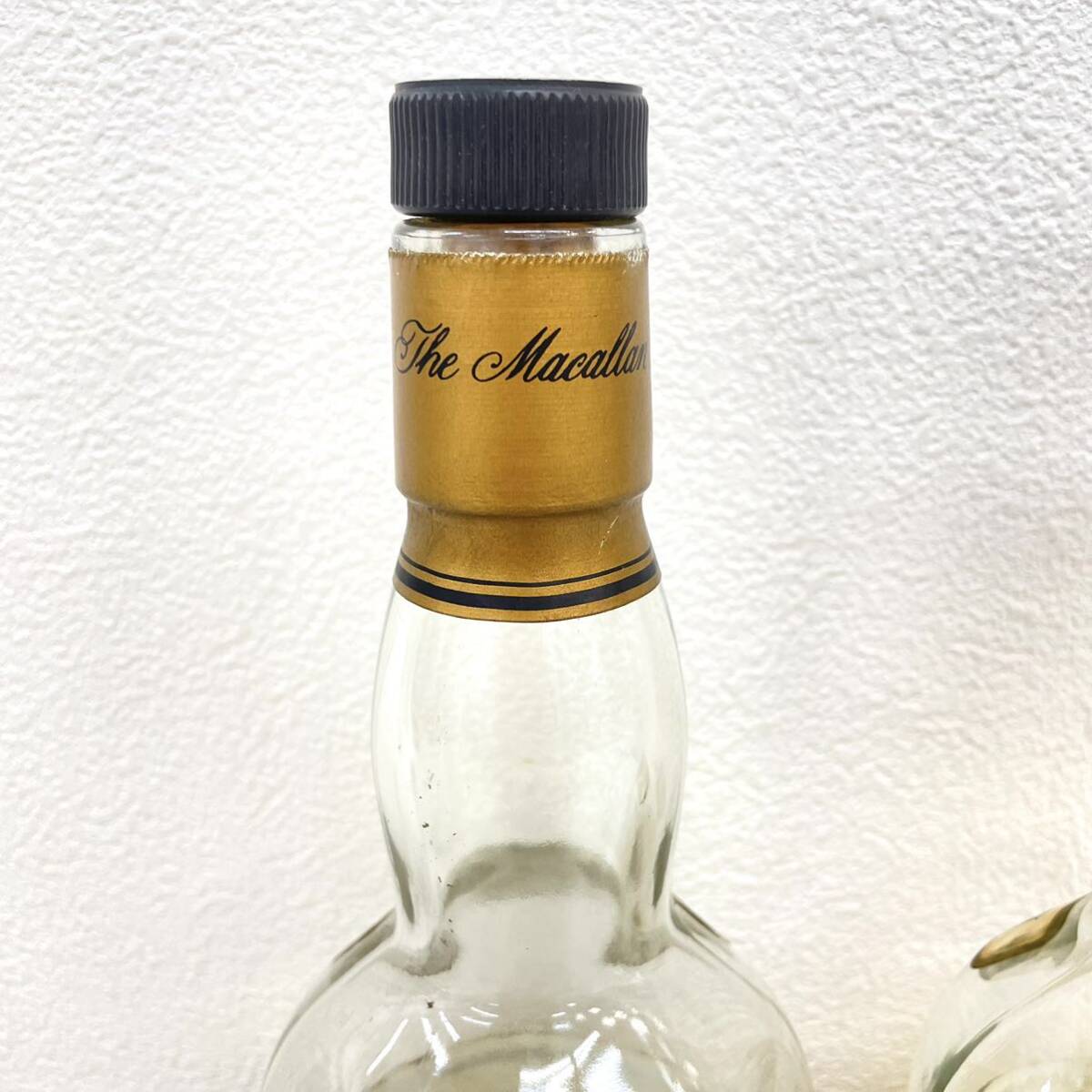 ●1円~ MACALLAN マッカラン 12年 18年 1985 空瓶 空き瓶 750ml 2本 セット 43% アルコール の画像9
