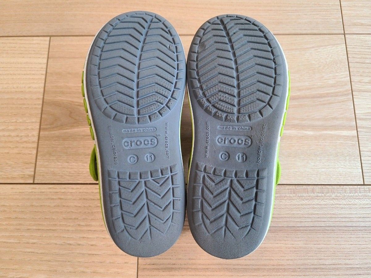 クロックス　バヤバンド　サンダル　キッズ　18cm(C11)　crocs