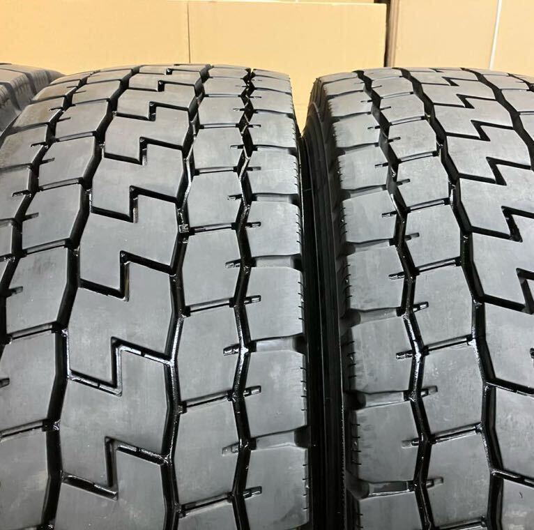 ☆265/70R19.5 140/138J☆ヨコハマ710R 2023年製バリ山12.4㍉~13.1㍉高年式中古品☆低床トラック等4本SET送料無料/一部地域を除く_画像3