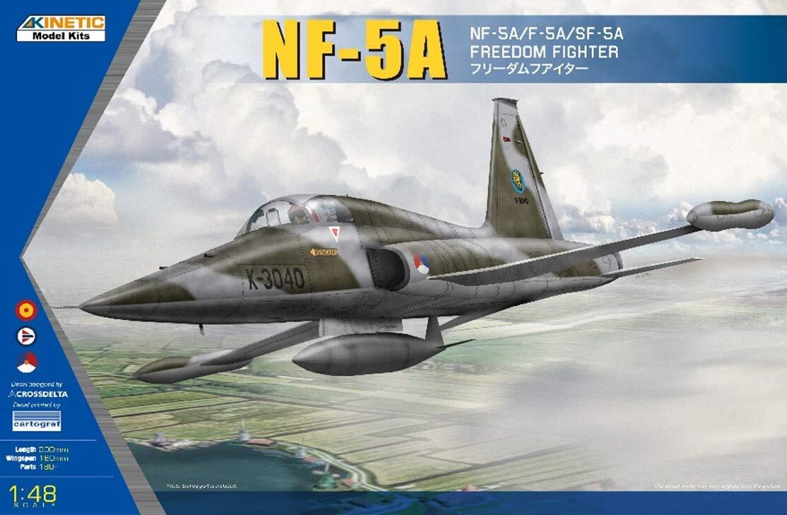 キネティック 1/48 オランダ空軍 NF-5A/F-5A/SF-5A フリーダムファイター プラモデル KNE48110