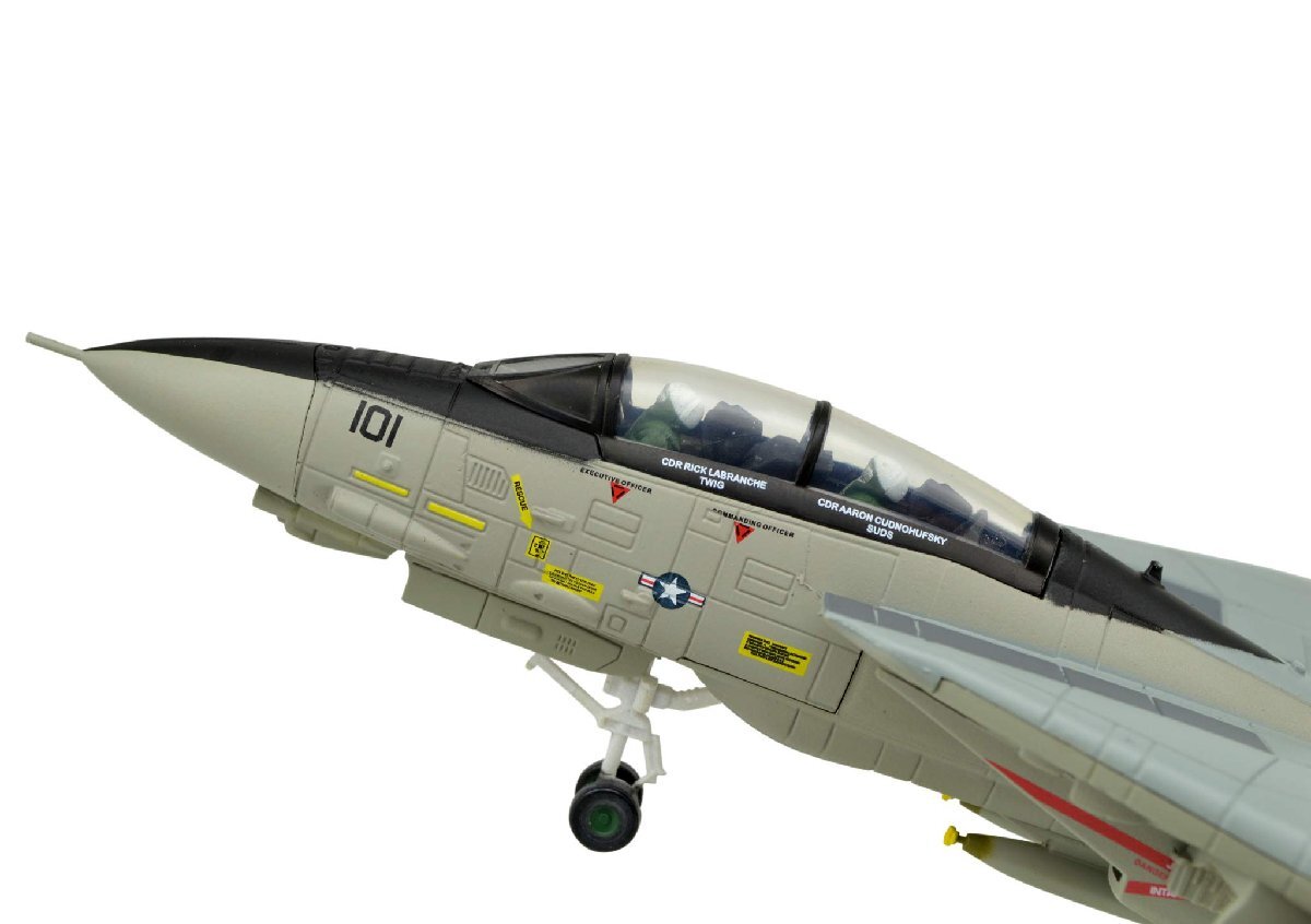 TANG DYNASTY(TM) 1/100 F-14 戦闘機 攻撃機 合金製 完成品 アメリカ合衆国海軍塗装 飛行機 模型 モデル_画像4