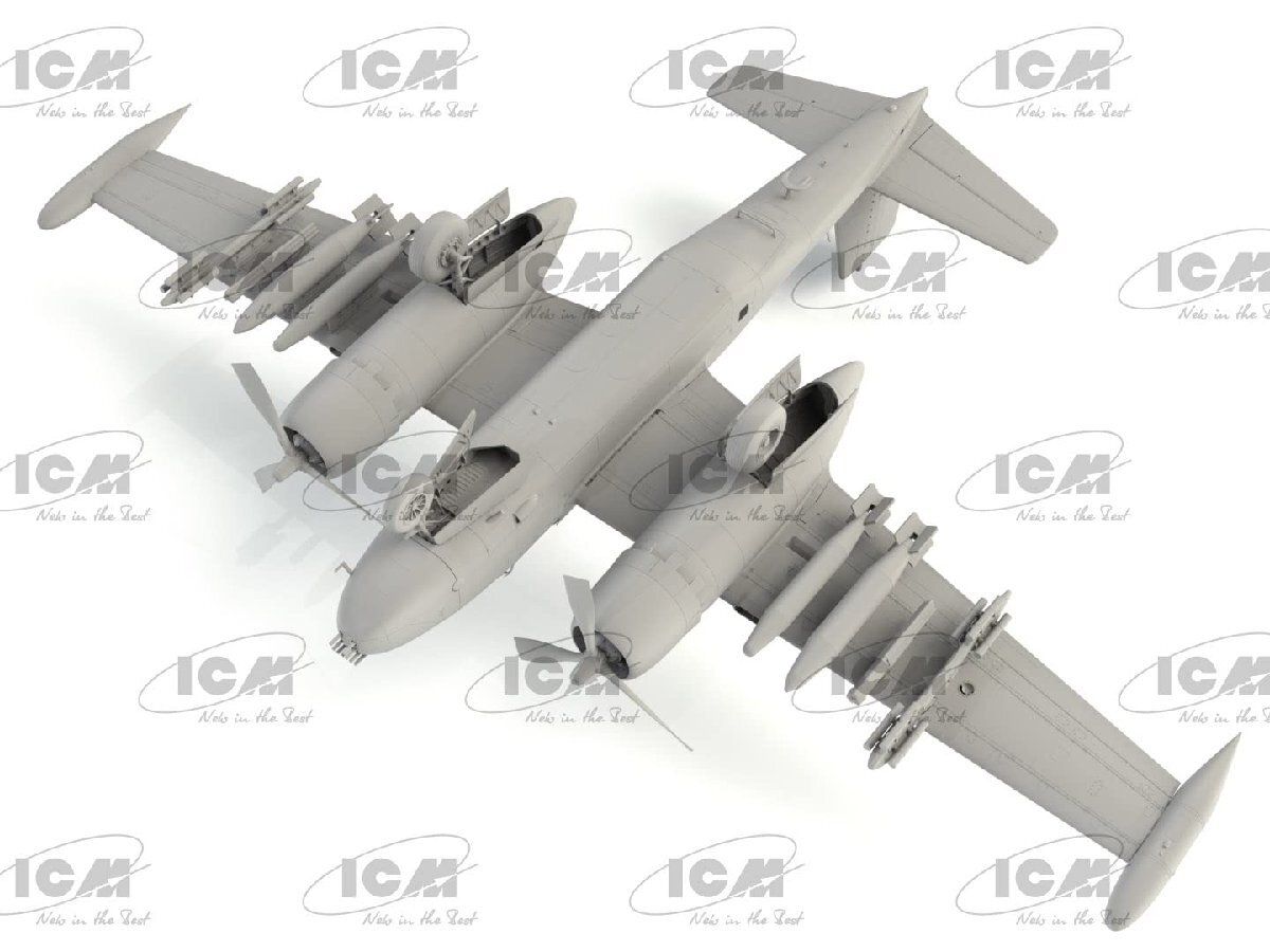 ICM 1/48 アメリカ空軍 B-26K カウンター インベーダー ベトナム戦争 プラモデル 48279_画像3