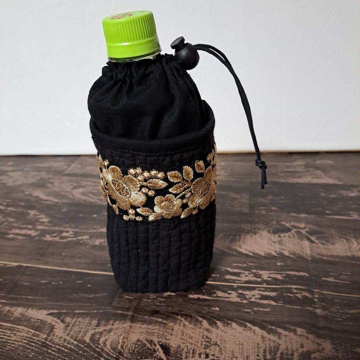 インド刺繍　ヌビ　350mlペットボトルカバー　ハンドメイド