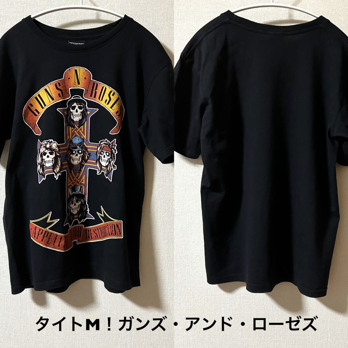 タイトMサイズ ガンズ・アンド・ローゼズGuns N' Roses 古着半袖 タイトMサイズ ガンズ・アンド・ローゼズGuns N' Roses 古着半袖