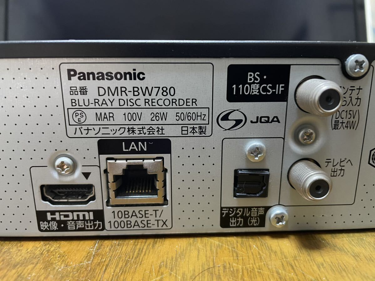 Panasonic ブルーレイレコーダー DMR-BW780 2チューナー　750GB_画像3