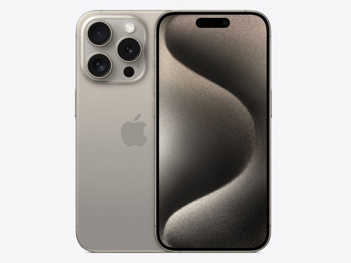 【送料無料 極美品】Apple iPhone15 Pro 256GB SIMフリー ナチュラルチタニウム MTUF3J/A【Apple Store購入品】の画像1
