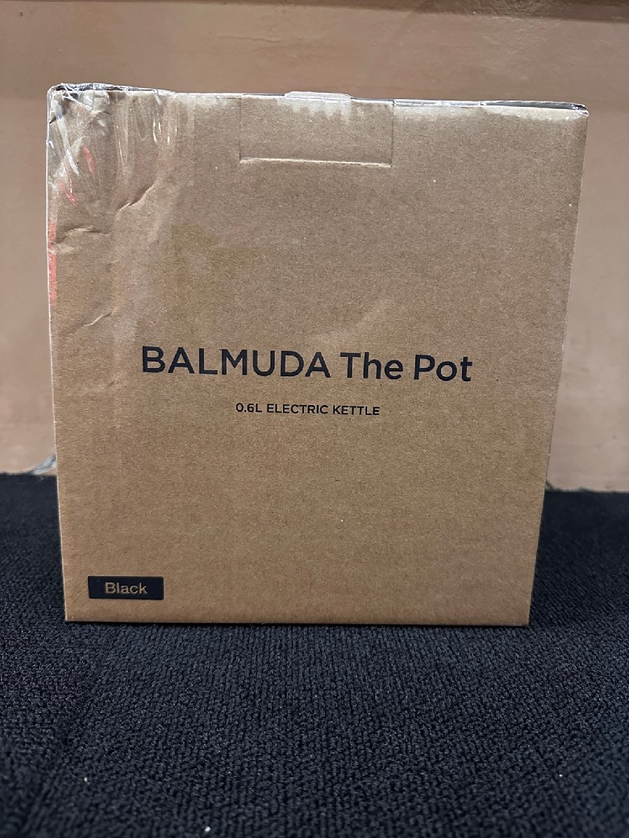 1 jpy * new goods unopened bar Mu da The * pot l electric kettle black BALMUDA The Pot KPT01JP-BK free shipping [4560330112683]