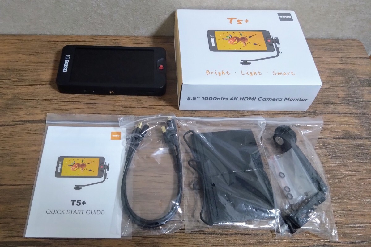 OSEE T5+ 5.5 インチ カメラモニター ビデオモニター