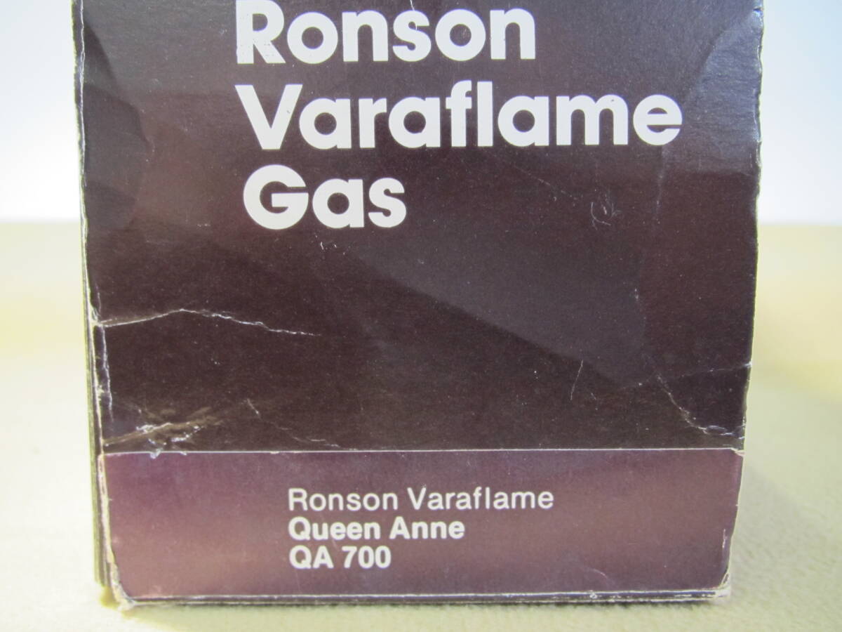 * Ronson vala рама Ronson Varaflame Queen Anne QA700 настольный газовая зажигалка б/у товар .!