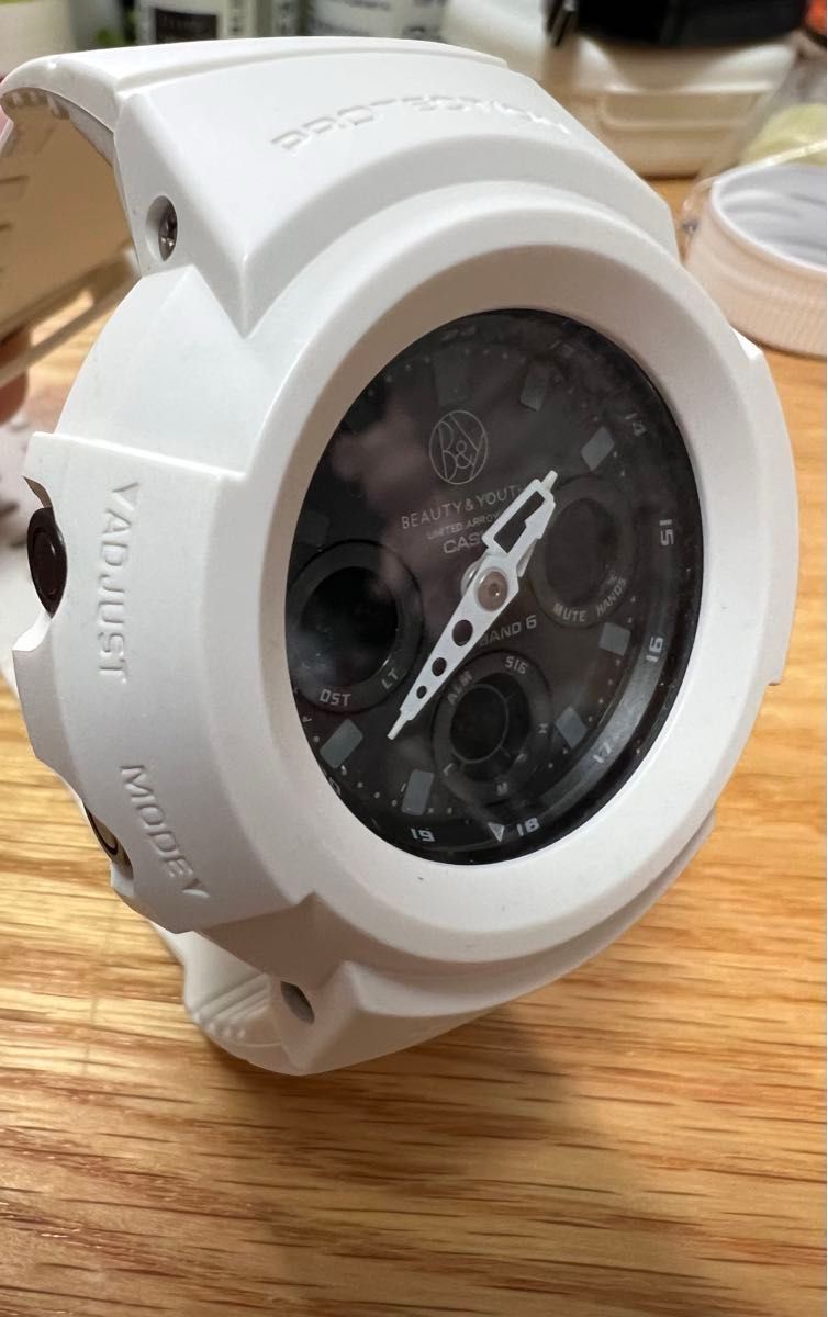 【美品 別注】＜G-SHOCK for BY＞  AWG-M510BY-7JR/時計 CASIO 電波ソーラー コラボ数量限定