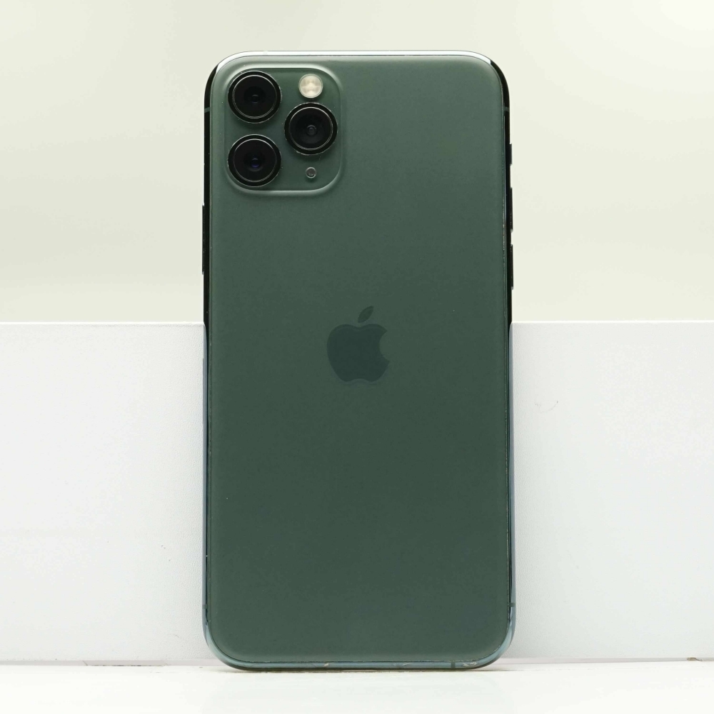 iPhone 11 Pro 64GB ミッドナイトグリーン SIMフリー 訳あり品 ジャンク 中古本体 スマホ スマートフォン 白ロムの画像2