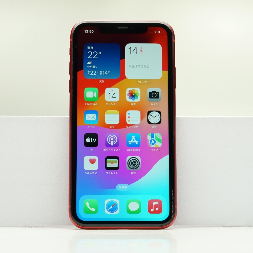 iPhone 11 64GB (PRODUCT)RED SIMフリー 訳あり品 ジャンク 中古本体 スマホ スマートフォン 白ロム_画像2