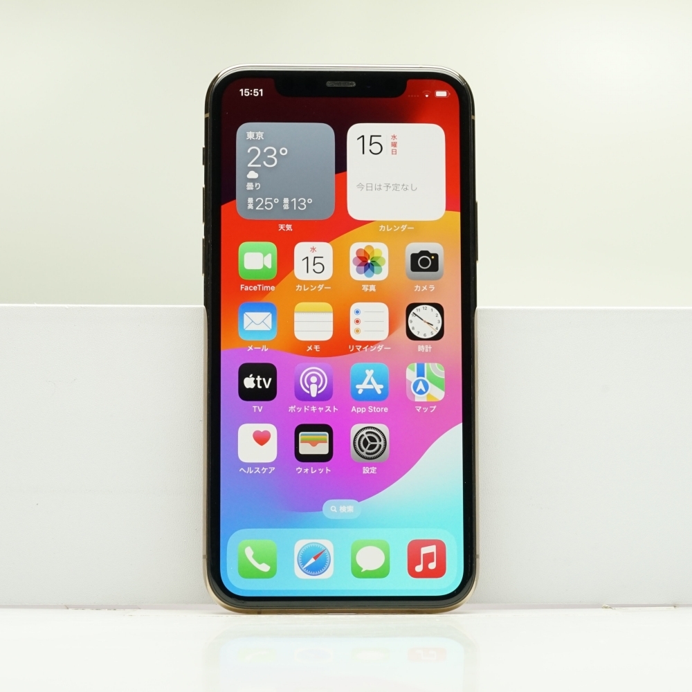 iPhone 11 Pro 256GB ゴールド SIMフリー 訳あり品 ジャンク 中古本体 スマホ スマートフォン 白ロム_画像2