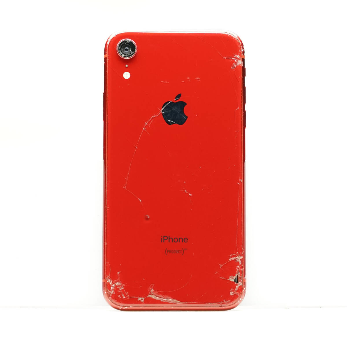 iPhone XR 64GB (PRODUCT)RED SIMフリー 訳あり品 ジャンク 中古本体 スマホ スマートフォン 白ロム_画像1